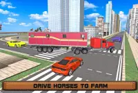 Horse Stunts Transporter Truck Screen Shot 5