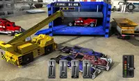 Wrecked Truck Crusher Crane 3D Screen Shot 7