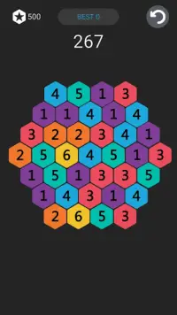 Make Star - Hex puzzle game Screen Shot 1