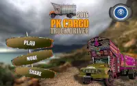 PK Cargo Truck Driver de 2016 Screen Shot 0