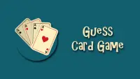 Guess Card Game Screen Shot 0