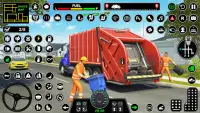 ガベージトラックドライビングゲーム Truck Games Screen Shot 3