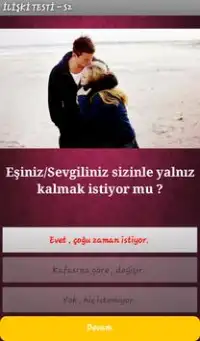 İlişki Testi Screen Shot 3