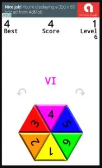 1 to 6 - Number & Colour Game Screen Shot 6