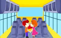 Kissing Game-Kids Bus Fun Screen Shot 5