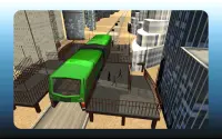 Elevated Bus 3D City Rush Screen Shot 2