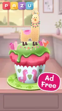 컵 케이크 메이커-아이들을위한 요리 및 베이킹 게임 Screen Shot 2
