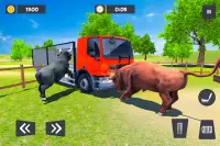Angry Bull Transport Truck: Animal Cargo Games Screen Shot 7