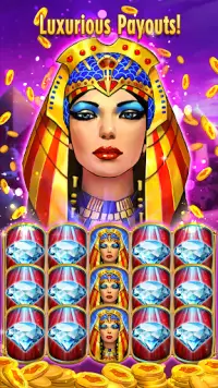 Egyptian Queen Casino Slots! Screen Shot 2