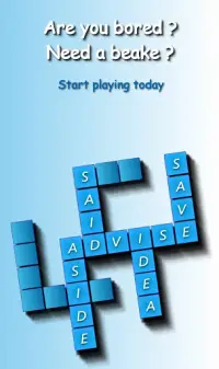 Game of Words: Fun English Daily Crossword Puzzles Screen Shot 0