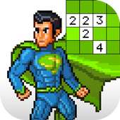 Superhero No.Draw – Superhero Color by Number