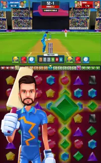 Cricket Rivals - New Cricket Match 3 Puzzle Games Screen Shot 2