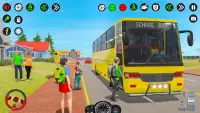 condução de ônibus escolar 3D Screen Shot 1