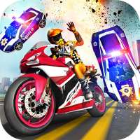 Moto Escape police Chase: moto vs voiture COPS