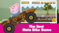 Peppa Moto Pig Cart Stun Chalange Screen Shot 0