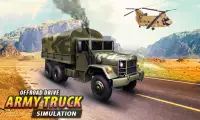 Us Army Truck Offroad Drive 3d Screen Shot 4