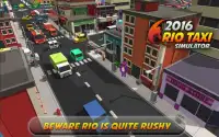 Rio taxi Simulator 2016 Screen Shot 1
