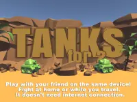 Tanks 3D for 2 players on 1 device - split screen Screen Shot 5