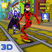 Subway Ladybug Surf Jump Dash Runner 3D