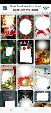 Natal Molduras Para Fotos Screen Shot 0