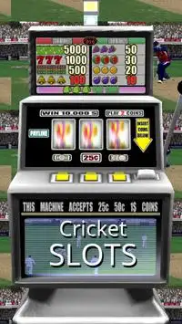 Cricket Slots - Free Screen Shot 0