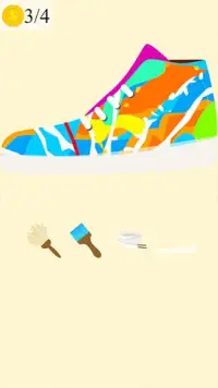 dye shoes game Screen Shot 2