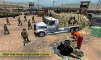 육군 쓰레기 트럭 시뮬레이터 2018 Screen Shot 4