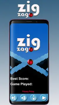 Zig Zag Ball Game : Speed Ball Racer Screen Shot 0