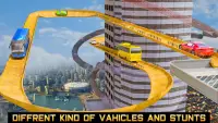 Two Cars Mega Ramp Impossible Stunts Screen Shot 1