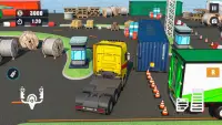 Port un camion chauffeur: Nouveau parking Jeux 202 Screen Shot 4