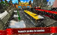 Снег Автобус Вождение 2017 год Screen Shot 4