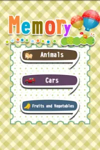 Memory Game for Kids Screen Shot 2