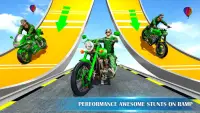 Army Stuntman Bike Stunt Games Screen Shot 4