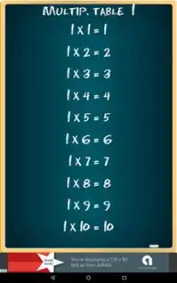 Multiplication Table FREE Screen Shot 11