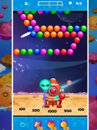 Space Alien Bubble Shooter Screen Shot 3