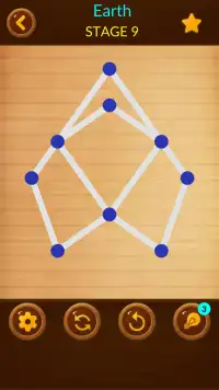 one line game -1line - one-stroke puzzle game Screen Shot 2