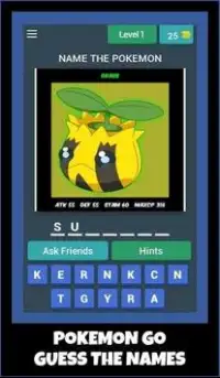 Pokemon Go - Guess The Names - Gen 2 Screen Shot 0
