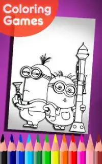 How To Color Despicable me 3 (coloring for kids) Screen Shot 3