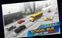 School Bus Coach Driving Simulator 2017 Screen Shot 14