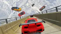Mega Ramp Car Racing : Impossible Car stunts Game Screen Shot 0