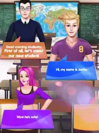 História de Amor ❤ Jogos de Namorados na Escola Screen Shot 8