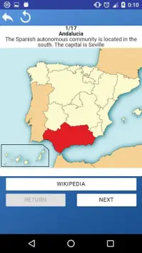Spain Regions: Flags, Capitals and Maps Screen Shot 5
