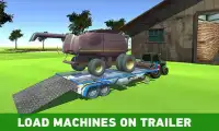 Farming Tractor Machine Transport & Modern Farmer Screen Shot 0