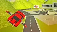 Flying Sport Car Simulator2016 Screen Shot 6