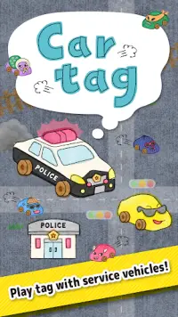 Car tag - Play tag with service vehicles! Screen Shot 0