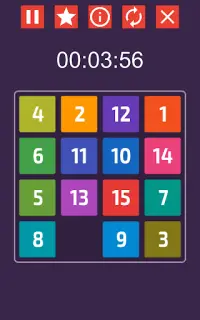 15 Puzzle - Classic Fifteen Number Game Screen Shot 5