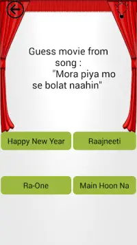 Bollywood Quiz Screen Shot 2