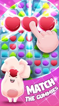 グミキャンディーマッチゲーム Match 3 Puzzle Game Screen Shot 0