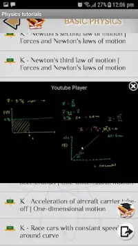 Physics - Tutorials - Lectures Screen Shot 3