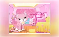 Pink Kitten DressUp- Cat Screen Shot 4